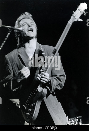 Le groupe de rock britannique de police avec Sting en 1983. Photo Laurens van Houten Banque D'Images