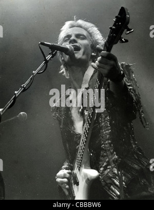 Le groupe de rock britannique de police avec Sting en décembre 1983. Photo D Hartas Banque D'Images