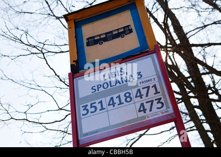 Spolana a.s. - Bureau, bâtiment de l'administration. Spolana a.s. est l'une des plus importantes entreprises de l'industrie chimique tchèque. L Banque D'Images