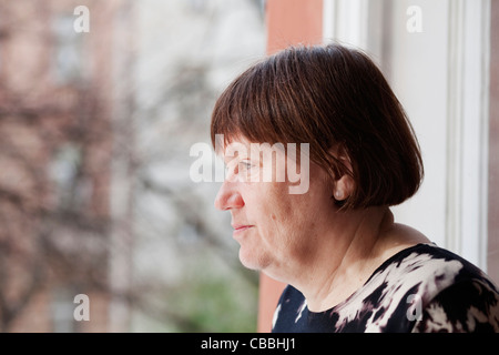 Anna Sabatova, vice-protecteur des droits des citoyens, signataires de la Charte 77. Sabatova a été représentant de l'ombudsman (2001 - Banque D'Images