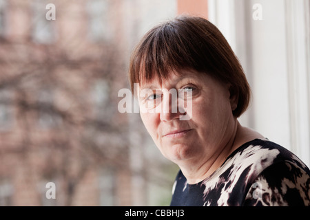 Anna Sabatova, vice-protecteur des droits des citoyens, signataires de la Charte 77. Sabatova a été représentant de l'ombudsman (2001 - Banque D'Images