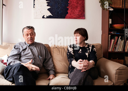 Anna Sabatova, vice-protecteur des droits des citoyens, signataires de la Charte 77. Sabatova a été représentant de l'ombudsman (2001 - Banque D'Images