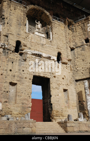 L'amphithéâtre romain à Orange, Vaucluse, Provence, France. Banque D'Images