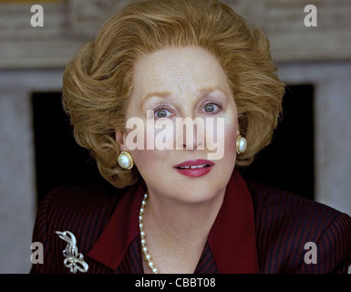 La dame de fer 2011 Productions Pathe/Weinstein Company film avec Meryl Streep en Margaret Thatcher. Photo Alex Bailey Banque D'Images