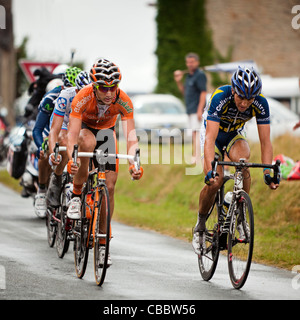 Les cyclistes du Tour de France 2011 Banque D'Images