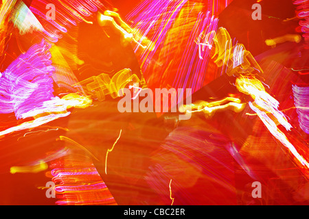 - L'abstraction floue Fiery orange background graphiques Banque D'Images