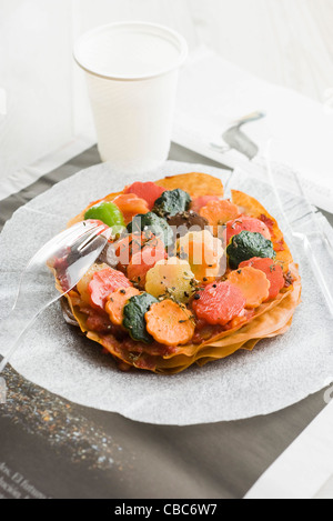 Tarte aux légumes croquants Banque D'Images