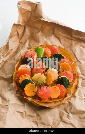 Tarte aux légumes croquants Banque D'Images