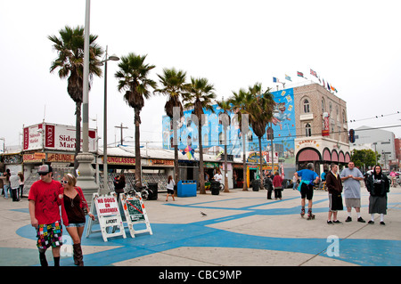 Venice Beach California United States boardwalk Los Angeles Banque D'Images