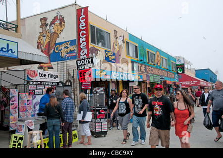 Venice Beach California United States boardwalk Los Angeles Banque D'Images