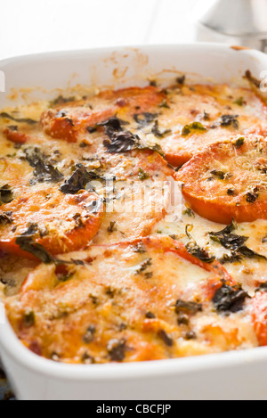 Gratin de tomate Banque D'Images
