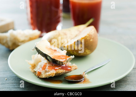 Marmelade de tomates épicées Banque D'Images