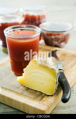 Marmelade de tomates épicées Banque D'Images