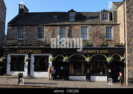 Kampa Bar, un pub écossais traditionnel par le George IV Bridge à Édimbourg, en Écosse. Je Banque D'Images
