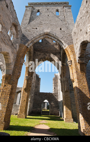 St George's, les Bermudes. L'Église inachevée dans la rue George, les Bermudes. Banque D'Images