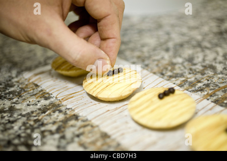 La décoration des pâtisseries, cropped Banque D'Images