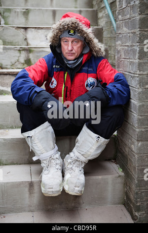 Miroslav Jakes est le premier tchèque qui a atteint le pôle Nord à pied.(CTK Photo/Martin Sterba,Josef Horazny) Banque D'Images