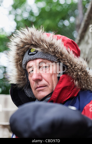 Miroslav Jakes est le premier tchèque qui a atteint le pôle Nord à pied.(CTK Photo/Martin Sterba,Josef Horazny) Banque D'Images