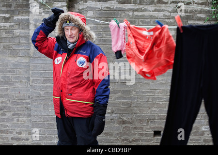 Miroslav Jakes est le premier tchèque qui a atteint le pôle Nord à pied.(CTK Photo/Martin Sterba,Josef Horazny) Banque D'Images