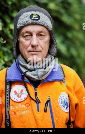 Miroslav Jakes est le premier tchèque qui a atteint le pôle Nord à pied.(CTK Photo/Martin Sterba,Josef Horazny) Banque D'Images