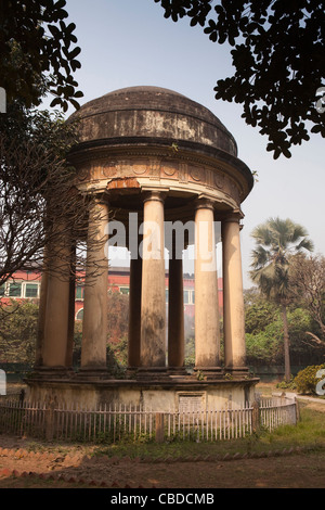 L'Inde, le Bengale occidental, Calcutta, l'église Saint John's 1794 Monument aux soldats tués en seconde Guerre Rohilla Banque D'Images