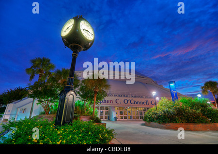 High Dynamic Range image de l'Université de Floride campus Le Stephen C. O'Connell Center Gainesville en Floride. Banque D'Images