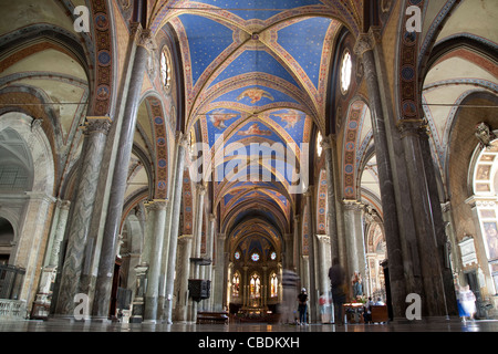 Nef de l'église de Santa Maria Sopra Minerva Église, Rome, Italie, Europe Banque D'Images