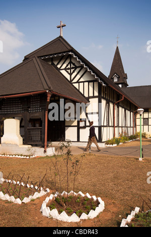 L'Inde, Meghalaya, Shillong, Tous les Saints, l'église de l'Inde, l'Anglican Cathedral Banque D'Images