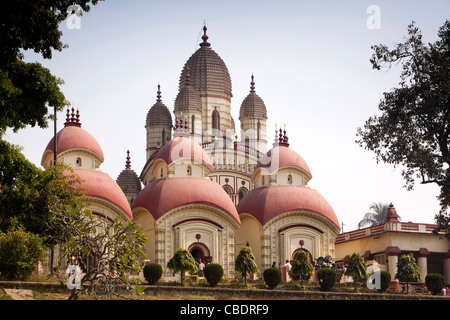 L'Inde, le Bengale occidental, Calcutta, Dakshineswar Kali Temple Banque D'Images