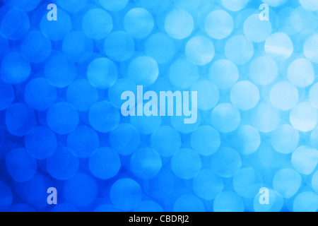 Appartement de vacances lumineux avec arrière-plan flou flou magic blue lights Banque D'Images