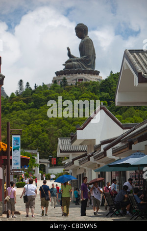 Tian Tan Buddha, Po Ling Monastery, Po Ling, Ngong Ping, Lantau, Hong Kong, Chine Banque D'Images