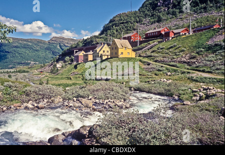 River à Myrdal en Norvège près de la gare Banque D'Images