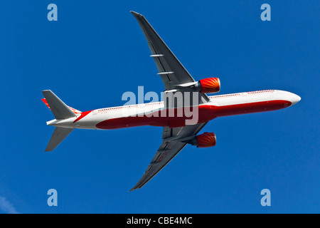 Un Boeing B777 au départ d'Air India Banque D'Images