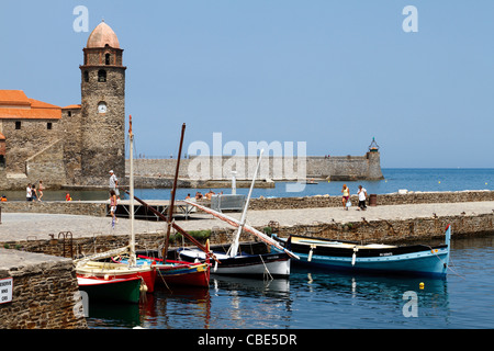 Le port de Collioure Banque D'Images