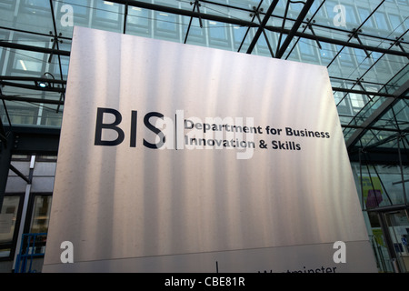 BIS le department for business innovation and skills London England uk united kingdom Banque D'Images