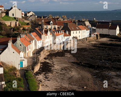 Maisons au bord de la rive ouest, Pittenweem Banque D'Images