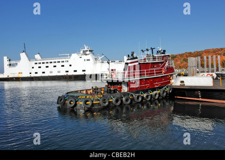 Port Jefferson Harbour Long Island NY Banque D'Images