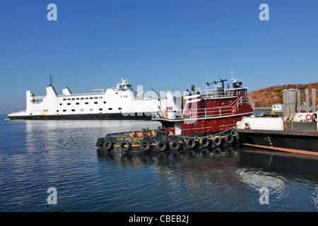 Port Jefferson Harbour Long Island NY Banque D'Images