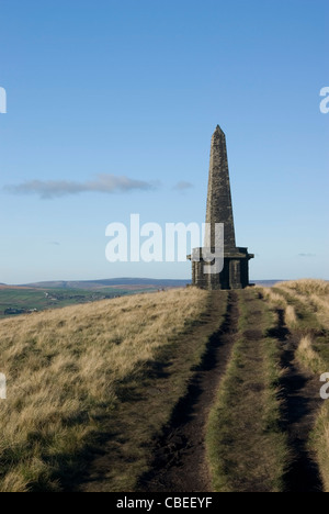 Stoodley Pike de Calderdale Banque D'Images