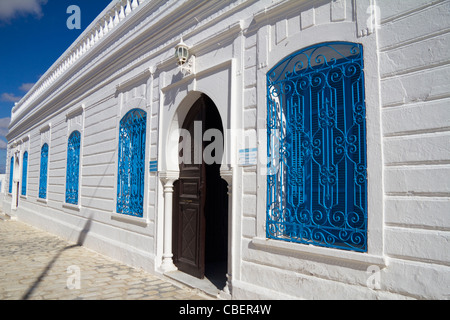 Synagogue El Ghriba, Djerba, Tunisie Afrique du Nord Banque D'Images