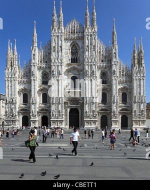 L'Italie, Lombardie, Milan, Duomo, cathédrale, Banque D'Images