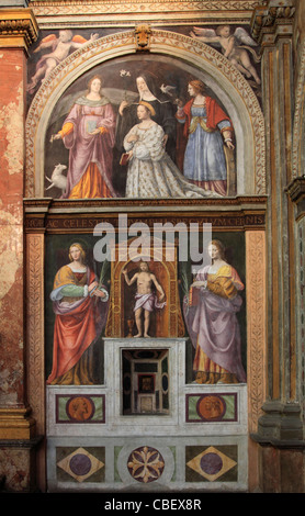 L'Italie, Lombardie, Milan, San Maurizio, de l'intérieur, de l'Église Banque D'Images