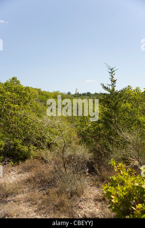 57e Régiment d'infanterie turque de Russells Ridge Memorial, domaine de l'Anzac à Gallipoli. La Turquie Banque D'Images