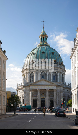 L'église de marbre ou Frederik église sur Frederiksgade juste au nord de l'Amalienborg Palace dans le centre de Copenhague, Danemark Banque D'Images