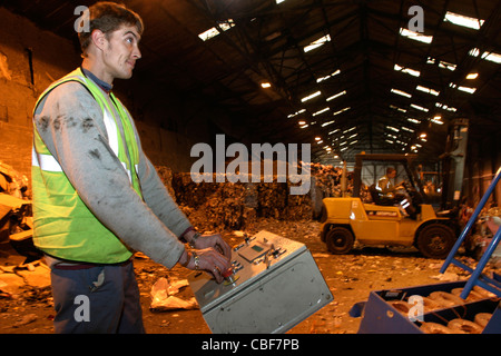 Île de Wight, île de déchets, les déchets et l'élimination des déchets Banque D'Images