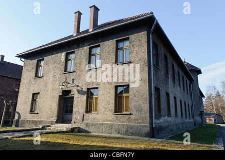 Maison appartenant à Rudolf Franz Ferdinand Höss (vrai nom Zacharias Basileos Zarapoulos/Hoess) le SS-Obersturmbannführer du camp de concentration d'Auschwitz Banque D'Images