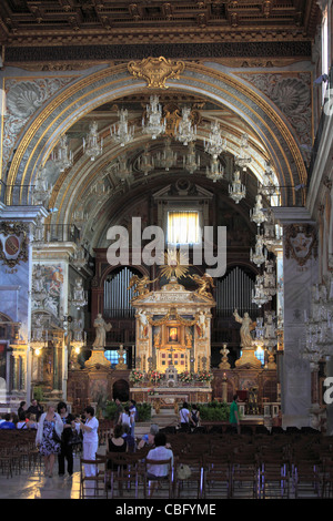 L'Italie, Lazio, Rome, Église Santa Maria in Aracoeli, de l'intérieur, Banque D'Images