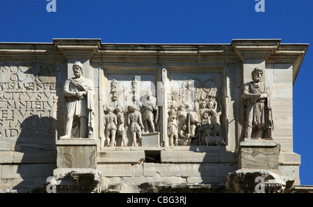 L'Italie, Lazio, Rome, Arco di Costantino, Arc de triomphe de Constantin, Banque D'Images