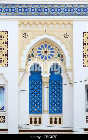 Fenêtre de style oriental, Villa Tunisienne (1884), Maison de style oriental, mauresque ou tunisien Hyères Var Provence France Banque D'Images
