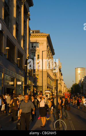 Oxford Street London England UK Europe centrale Banque D'Images